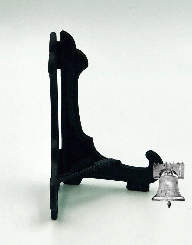 20 Black Display Stand Foldable Card Stands Folding Agate Small Plate Holder