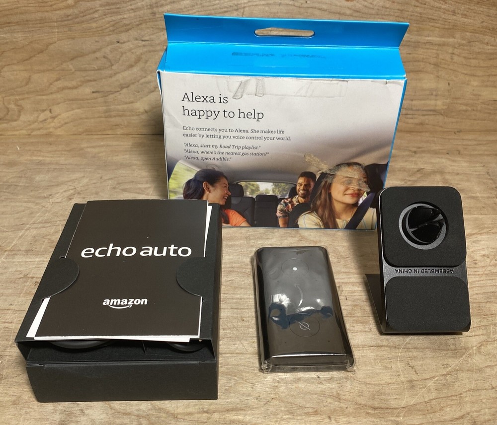 Amazon Echo Auto Alexa Smart Assistant for Vehicle Car - Open Box