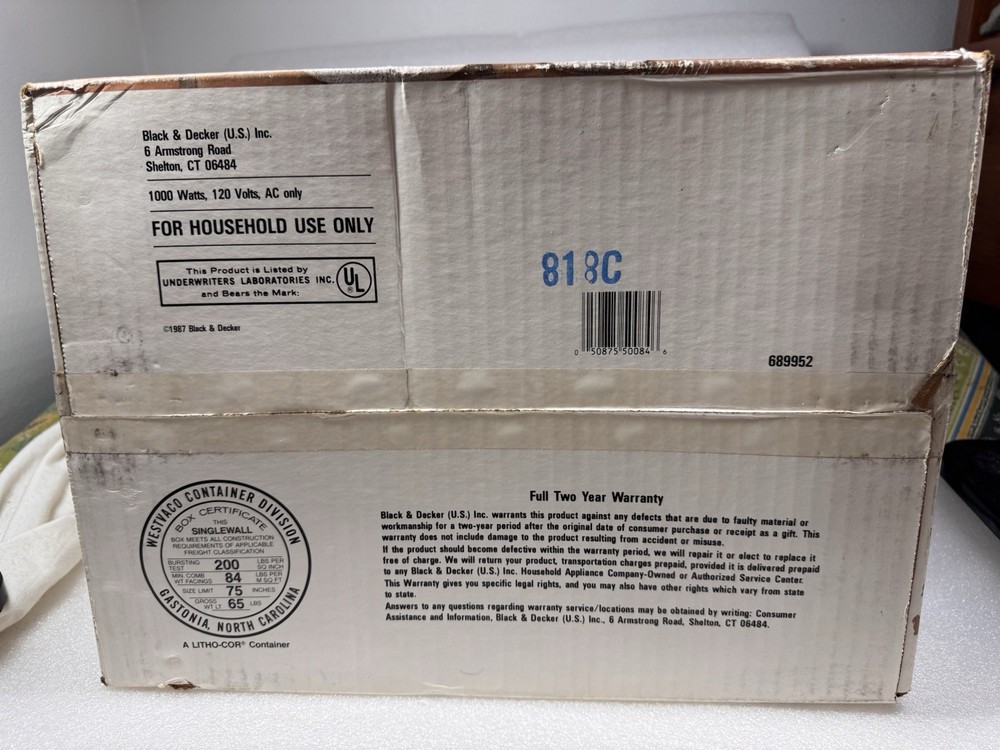 Black & Decker Spacemaker Under Cabinet Drip Coffee Maker SDC2A - Sealed