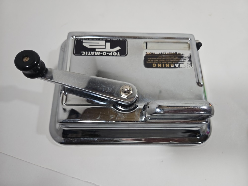 TOP-O-MATIC-T2'CIGARETTE ROLLING MACHINE W/BOX