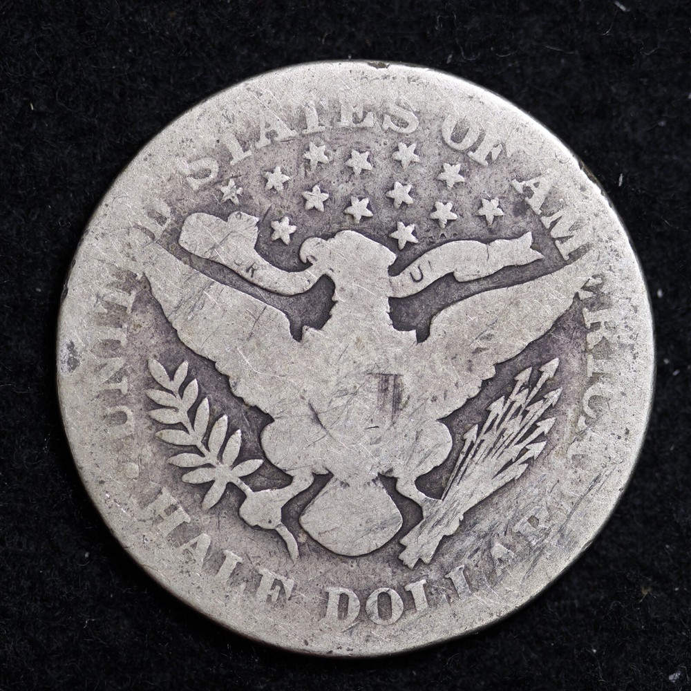 1902 Barber Silver Half Dollar BO17
