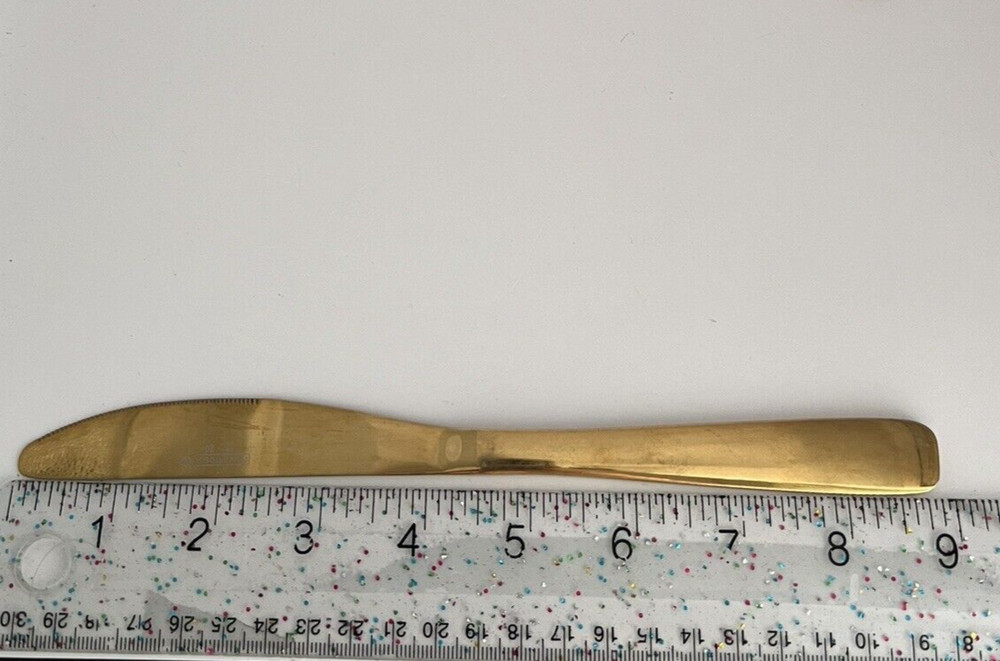 Cambridge Silversmiths Cranston Gold Mirror Flatware Lot Replacement Knives