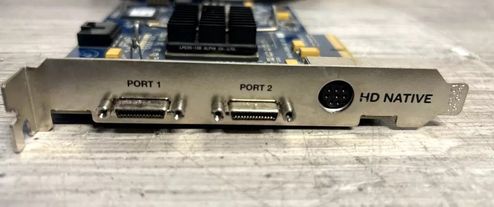 Avid HD Native PCIe Card  Tested
