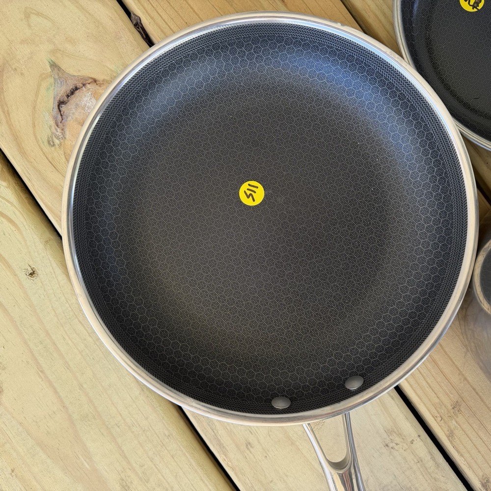 Hexclad Hybrid Cookware 6 Piece Set Preowned Great Condition