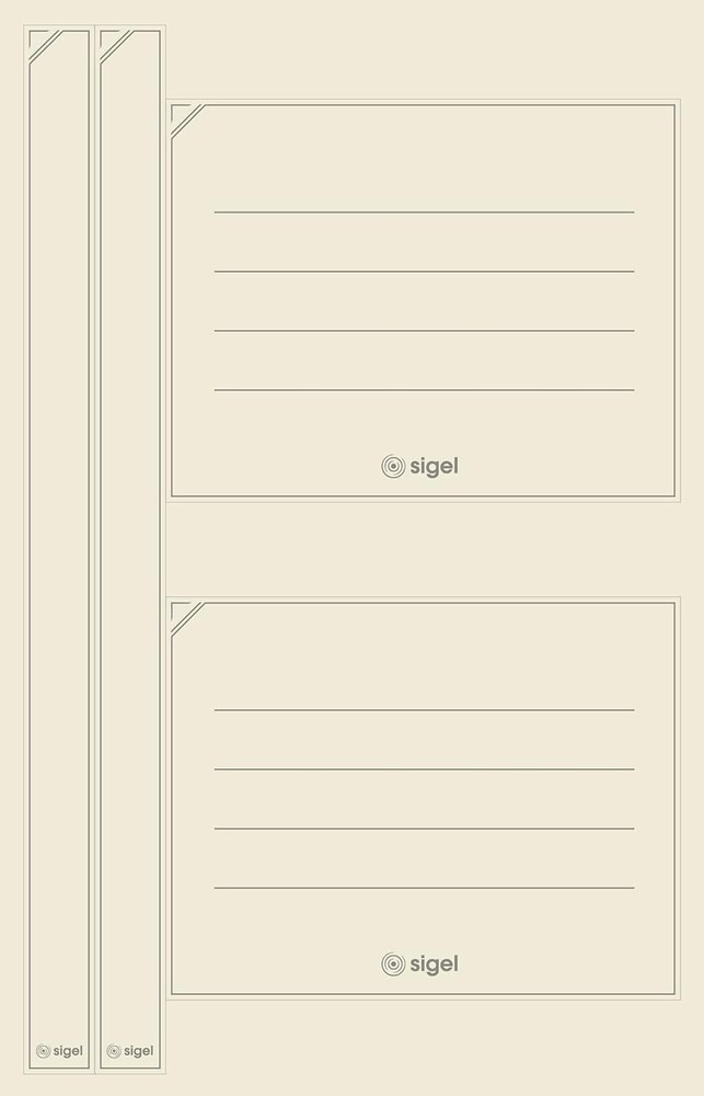 SIGEL CO112 Premium Notebook lined, A4, hardcover, Black - Conceptum