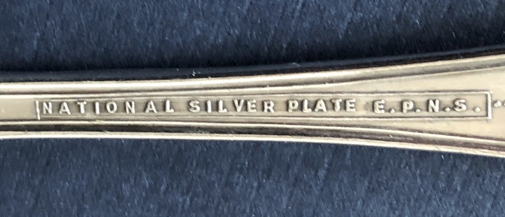 Antique National Silver Plate 20 TWENTY Pattern Silverplate Dinner Fork X2 Set/2