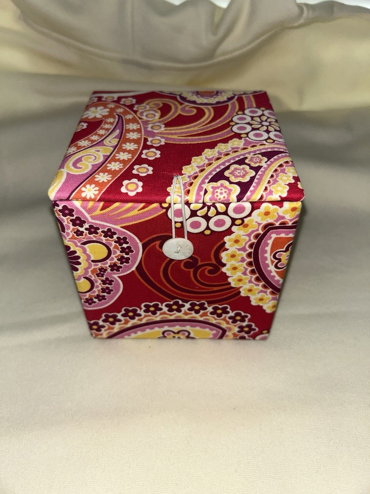 Vera Bradley Raspberry Fizz Keepsake Box - Retired Print
