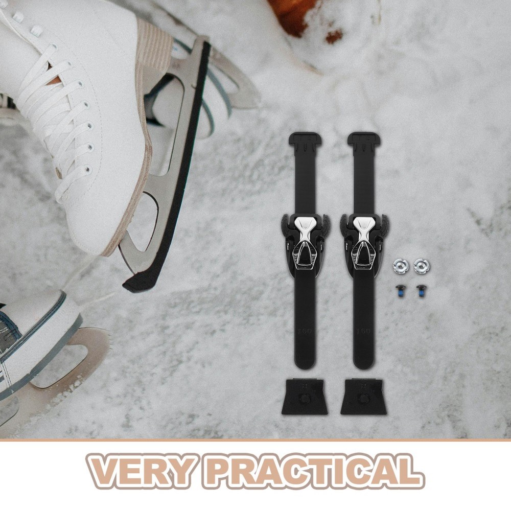 2 Sets Adjustable Inline Ice Skating Buckle Strap Replacement Latch Band Buckle