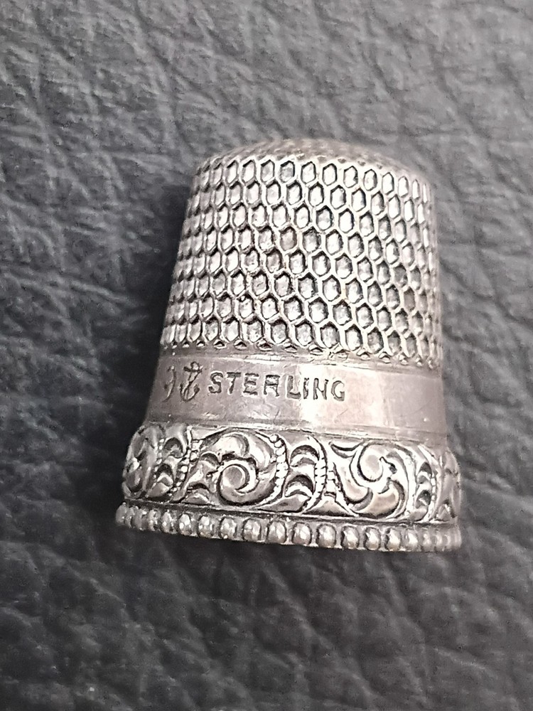 Antique Sterling Silver Sewing Thimble