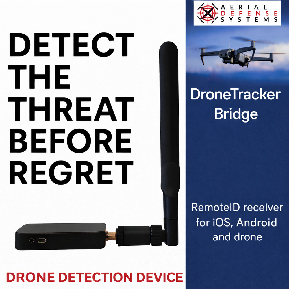Drone Detection Bridge Kit – Handheld Drone & Pilot Tracking Device with Antenna