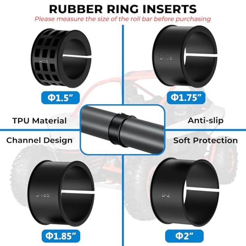 2PCS Solid UTV Whip Light Mount, Aluminium Alloy Thickened UTV Flag Mount,