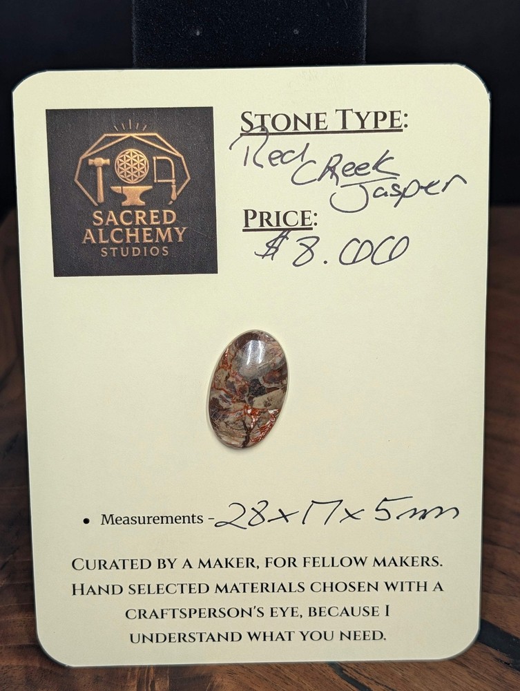 Red Creek Jasper Cabochon