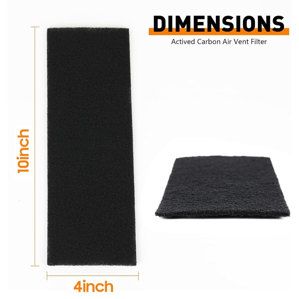 20Sheets 10" x 4" Thin & Flexible Cat Litter Box Filters for Easy Fitting