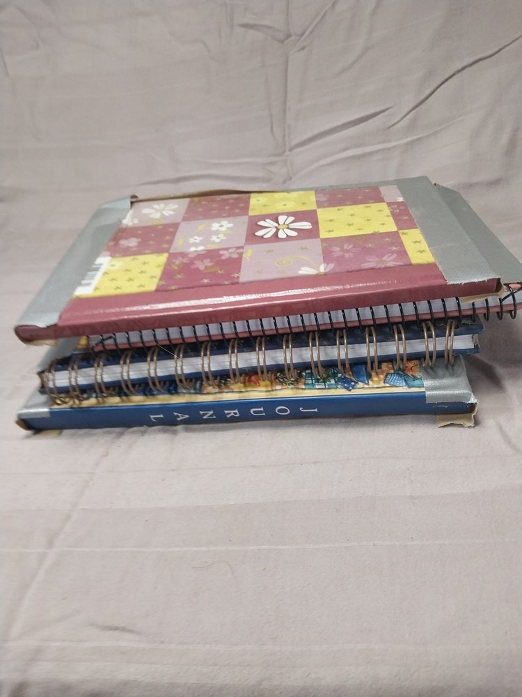 4 Vintage Journals Seald Mystery