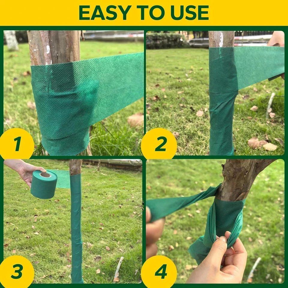 115Ft Tree Wraps to Protect Bark, Tree Wrap for Damaged Bark, Tree Trunk Wrap to