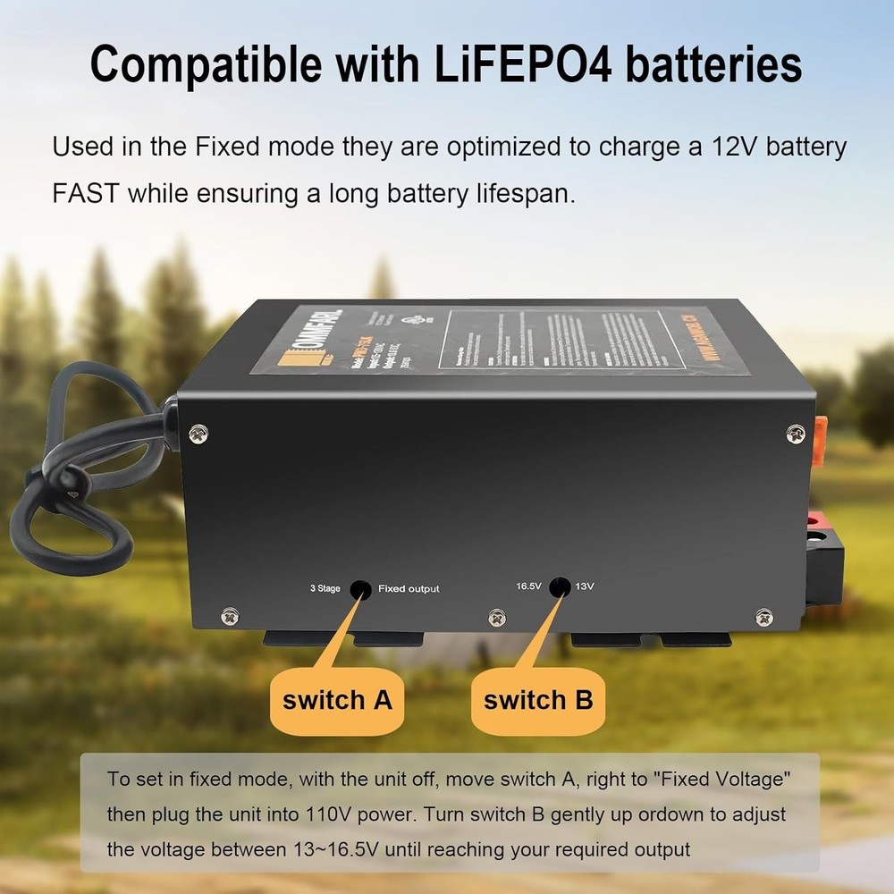 PM3-55 55 Amp AC To DC power Converter/rv battery Charger