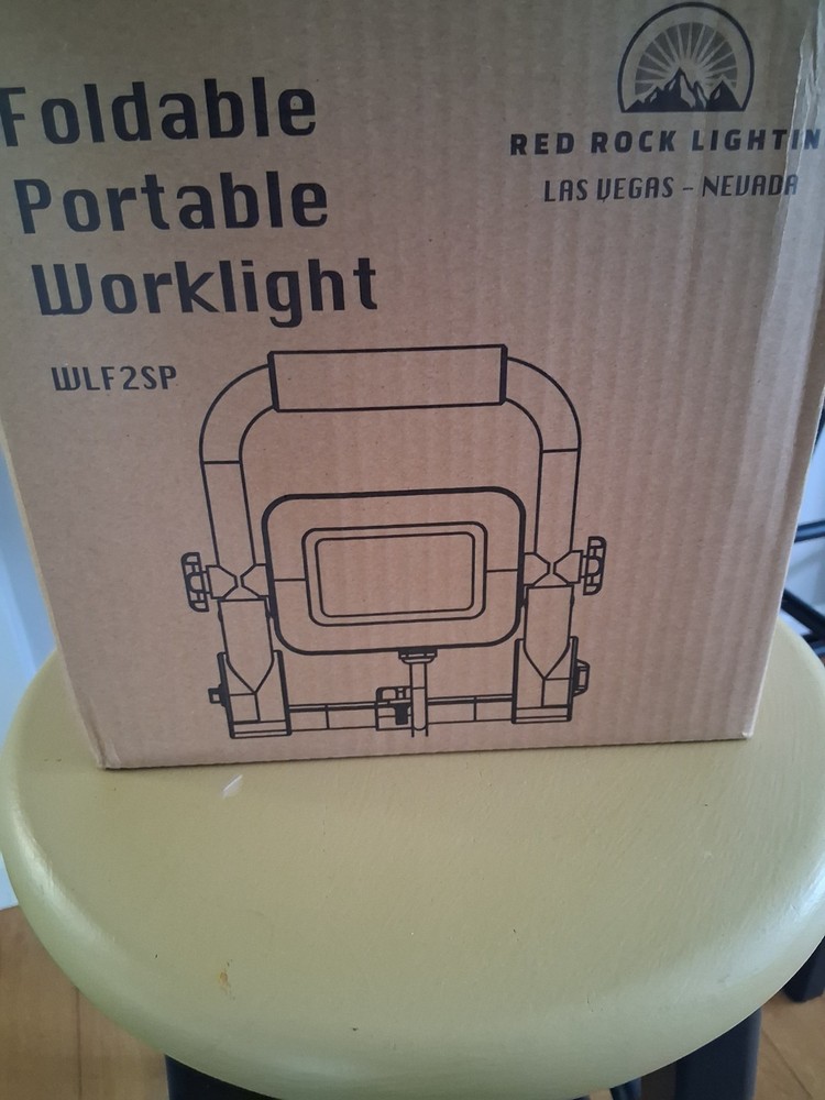 Red Rock Lighting LED Foldable Portable Corded Work Light - 2000 Lumens