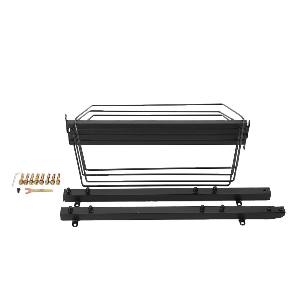 2-Pack 4 Tier Saddle Storage Rack Wall Mounted Horse Saddle Hanging Rack Black