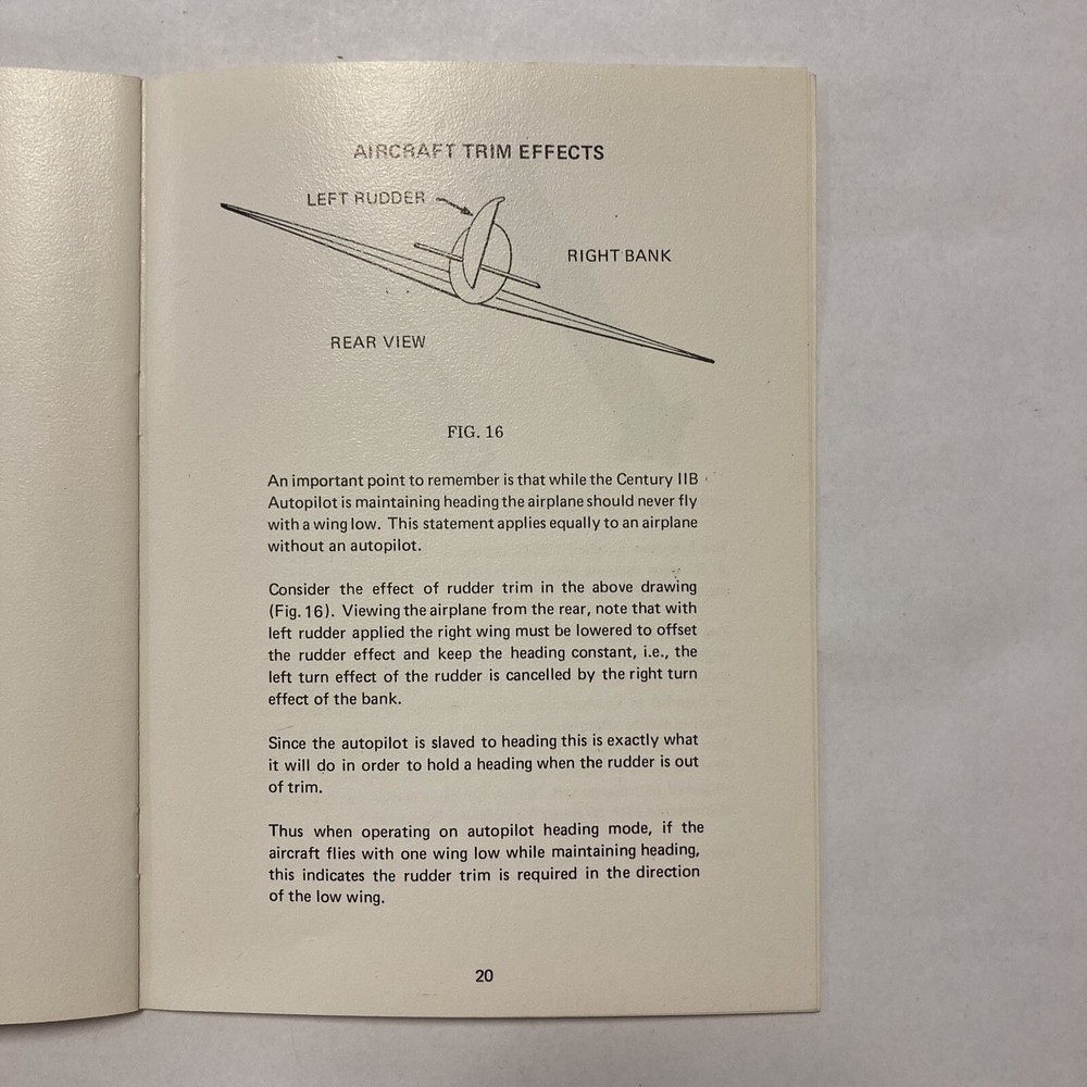 Edo-Aire Pilot's Operating Manual Automatic Flight System Century IIB (68S75)