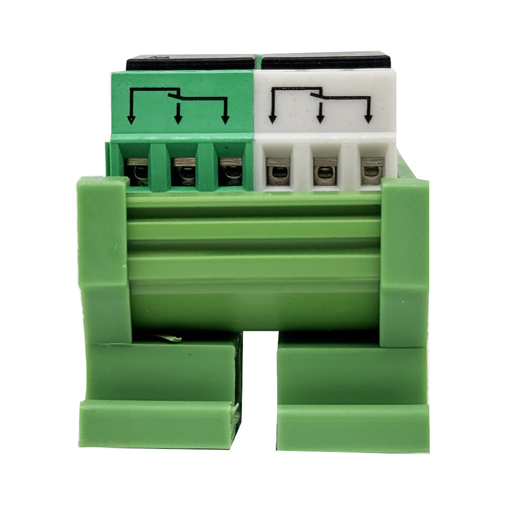 2 Channel Relay Module 1 SPDT DIN Rail Mount 24V DCAC Interface Relay Module
