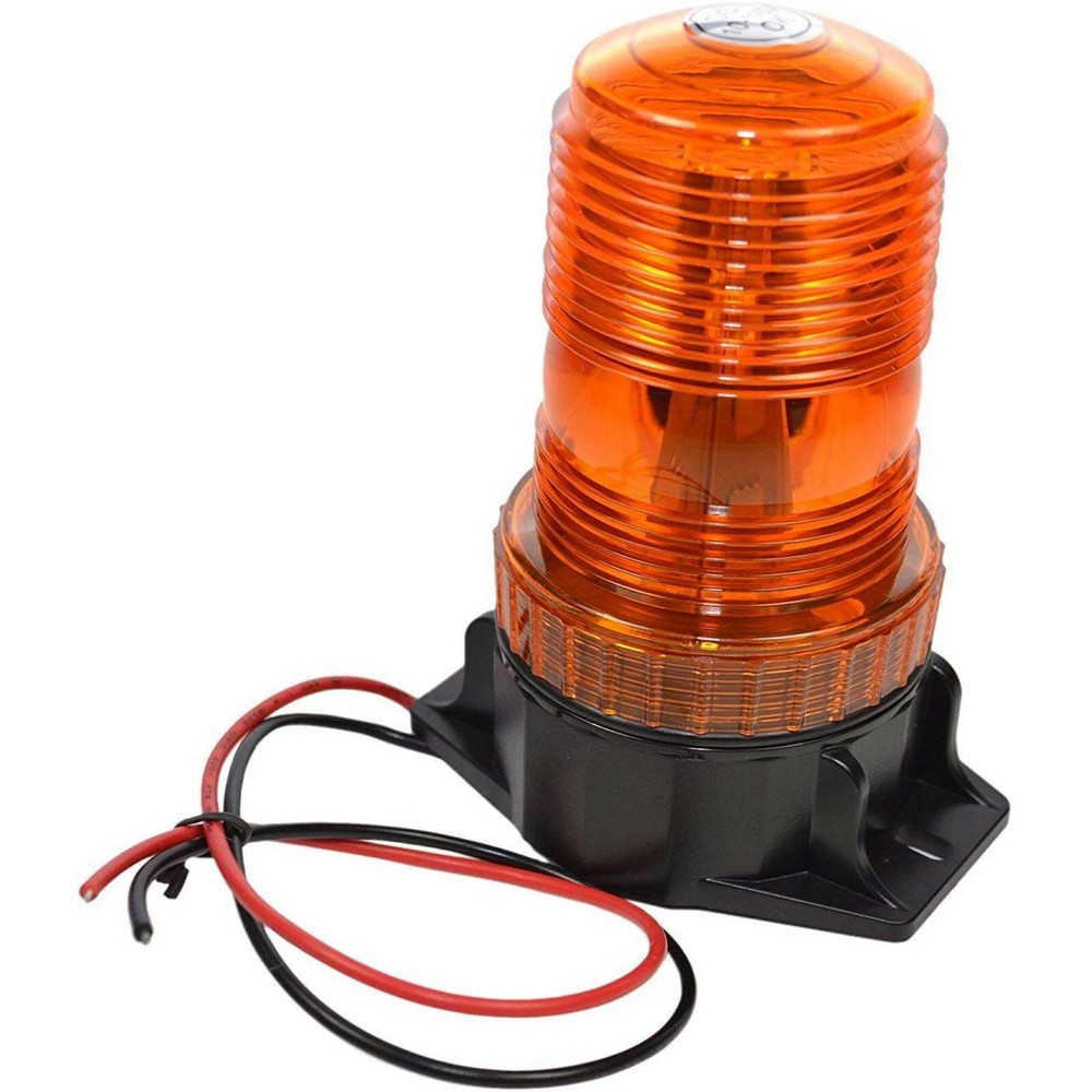 AMBER Mini Beacon Strobe Forklift 12-110V DC 360 Degrees Lighting Warning Light
