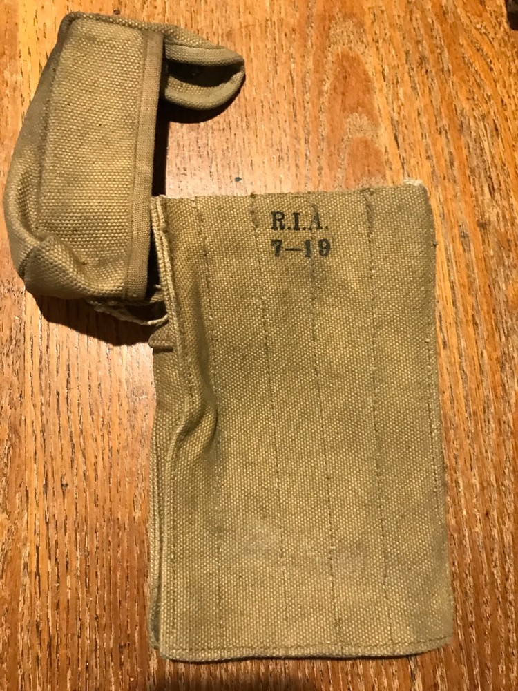 Original WW1 Pederson Device Magazine Pouch
