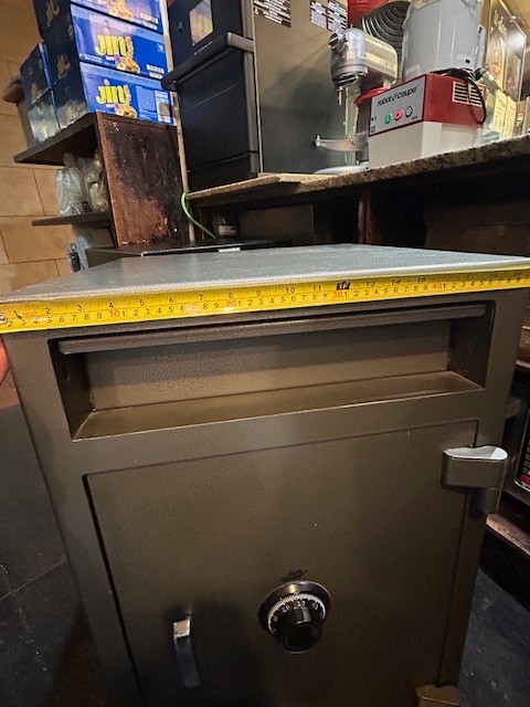 Empire Safe & Vault Mechanical Front Loading Depository Safe with Drop Slot Gray