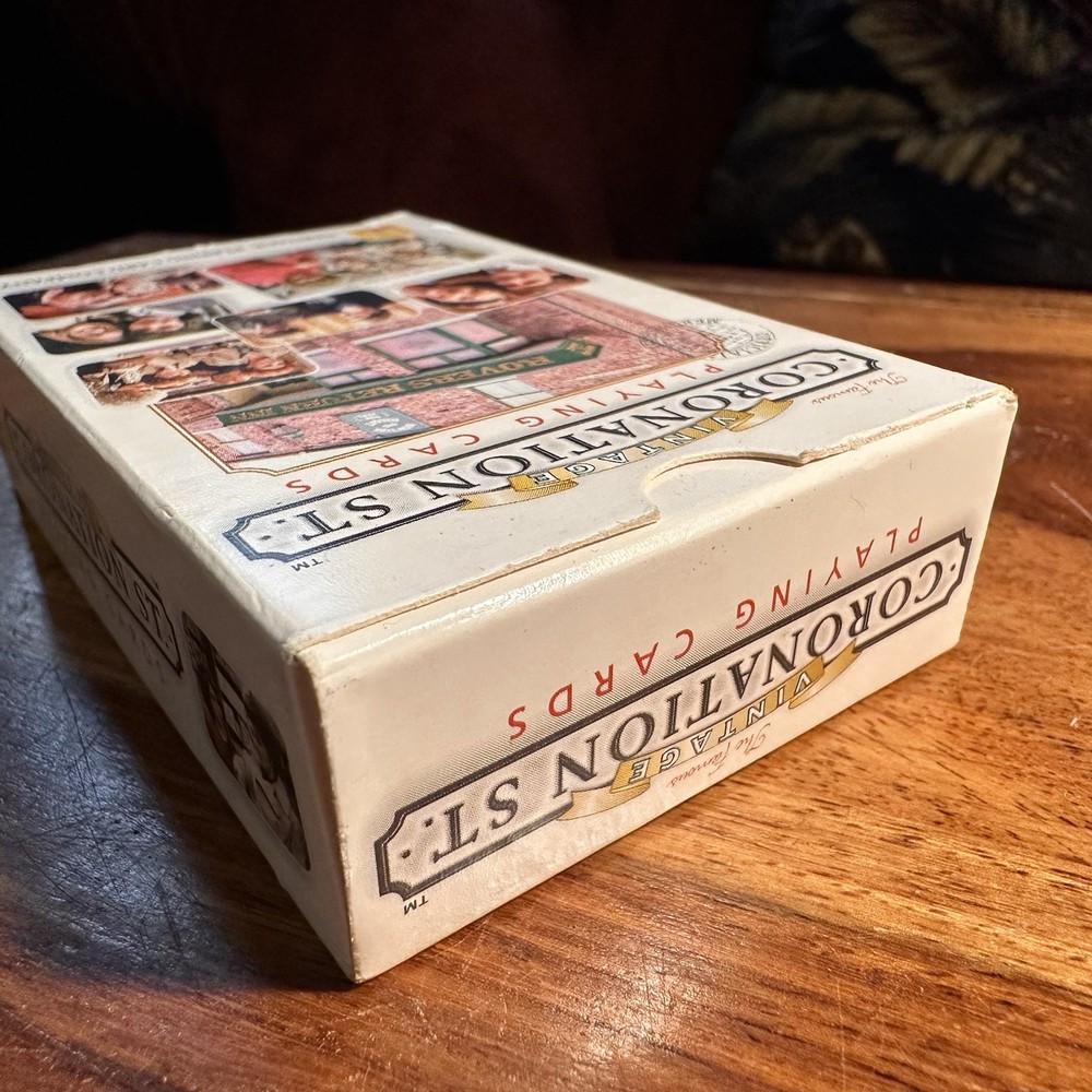 Vintage Coronation Street Playing Cards 1998 Complete Pack Heritage