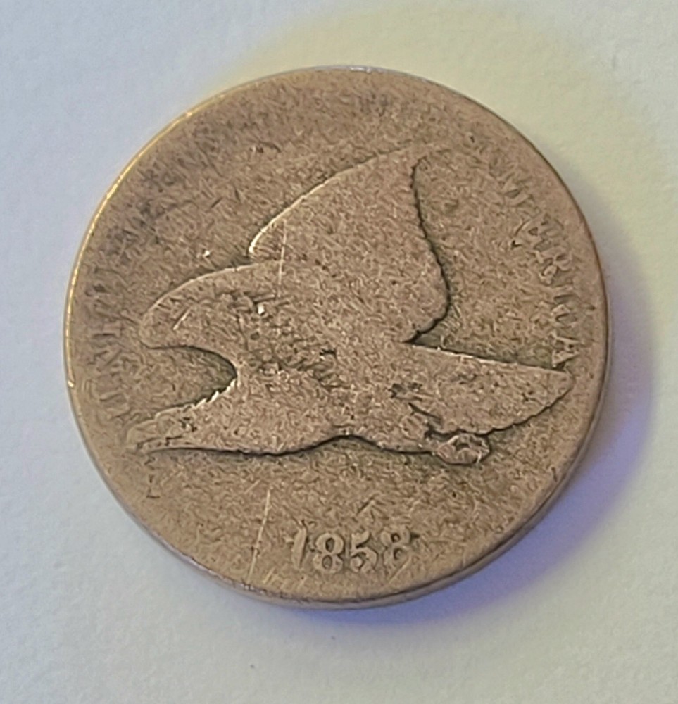 1858 Flying Eagle Cent- Large Letters