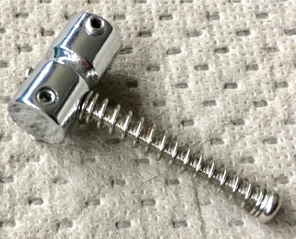 Samick Bass Guitar Vintage Style Bridge Original Chrome String Saddle