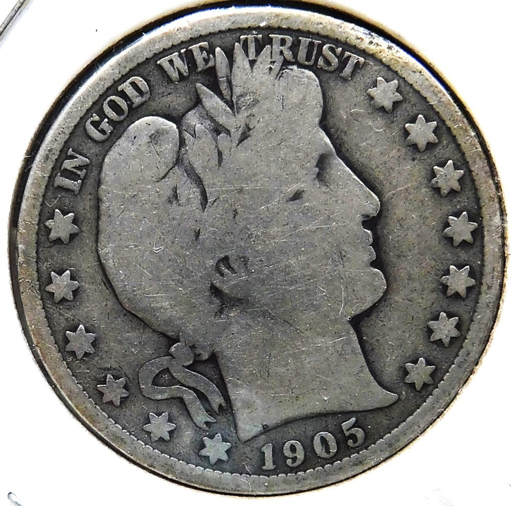 1905-S Barber Half Dollar Very good-looking