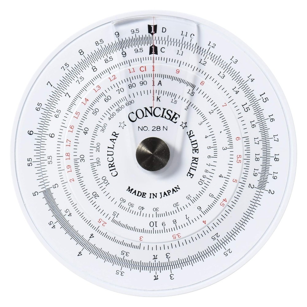 Ruler Circular Calculator 28N