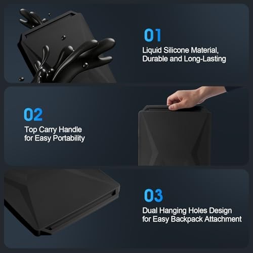 Shockproof & Scratch-Resistant Starlink Mini Case - Liquid Silicone Black