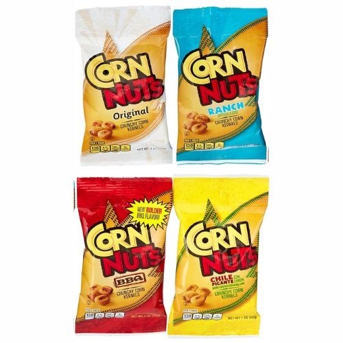 CORN NUTS Variety Pack Crunchy Corn Kernels, 1oz Each, Pack of 12