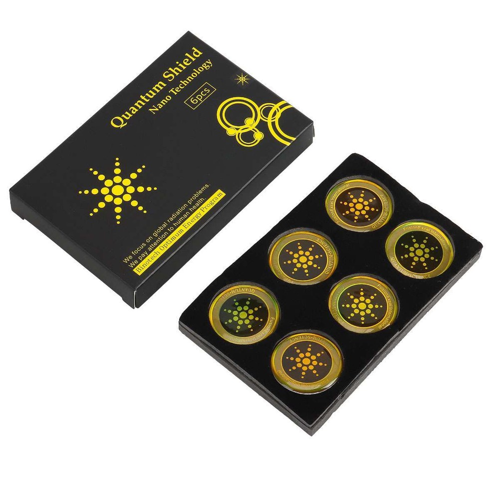 6/12Pcs Anti-Radiation Protection Sticker EMF Protector Quantum Shield For Phone