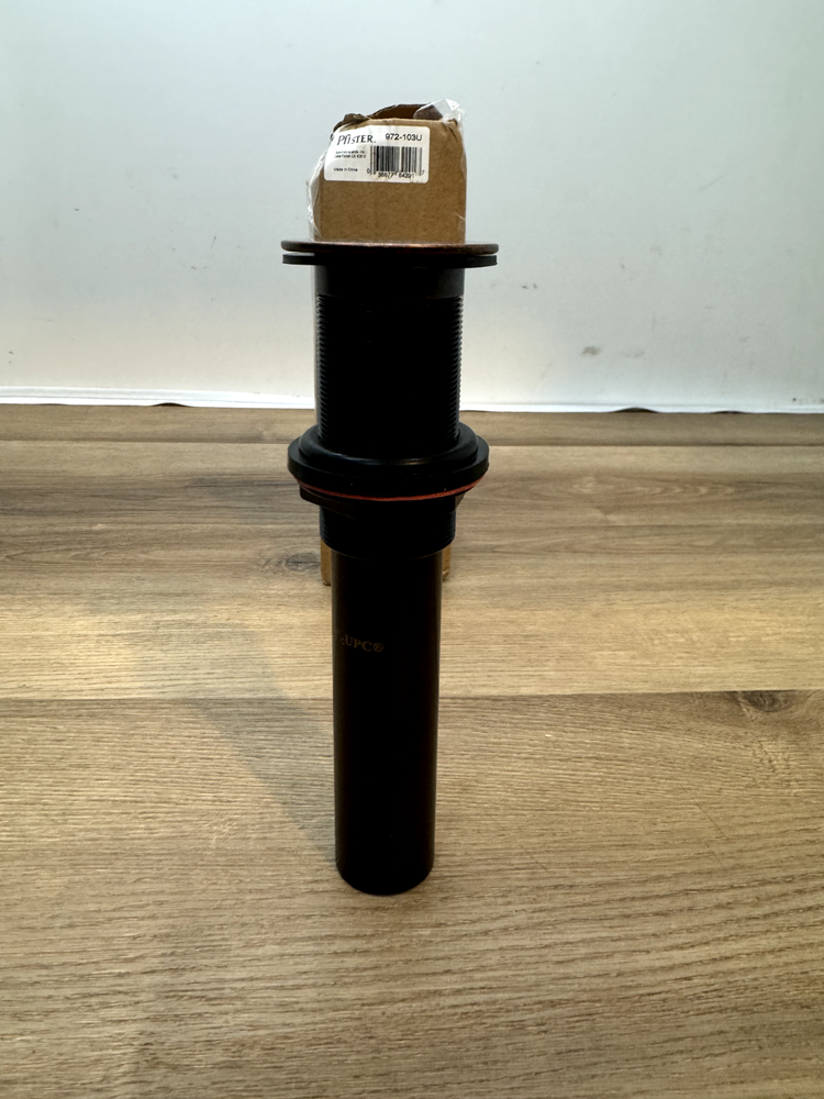 Pfister 972-103U General Drain Assembly - Less Overflow, Rustic Bronze