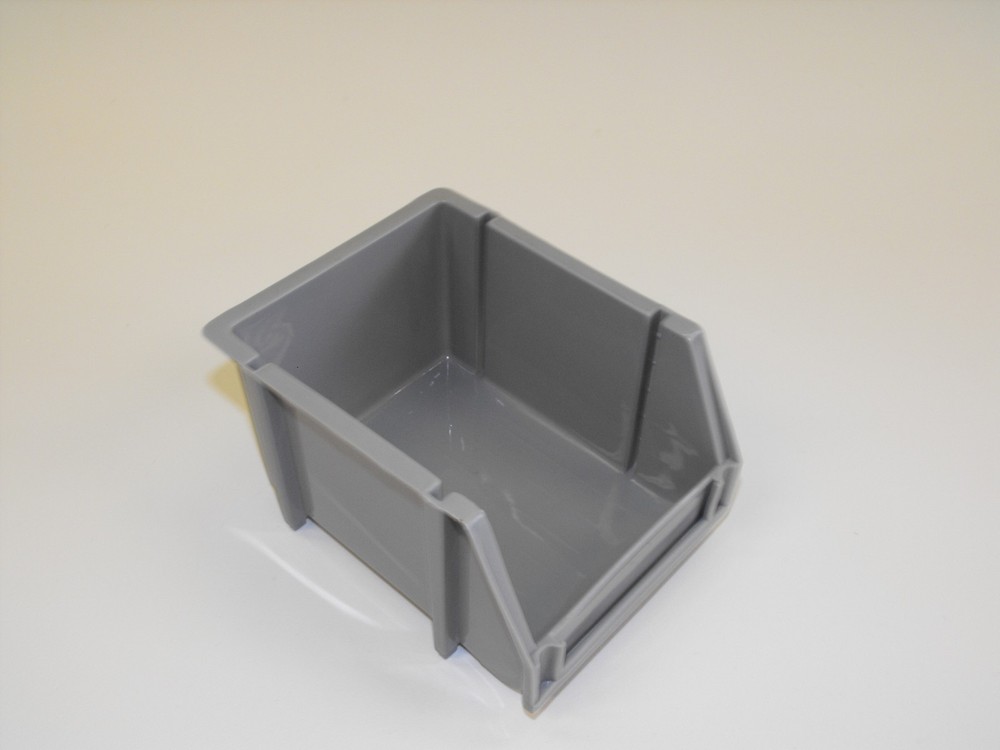 1 Replacement Grey Bin For Harbor Freight 20 Bin Wall Mount Stackable Storage