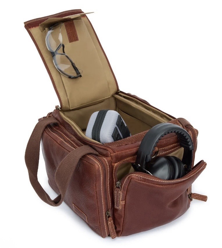 100% Buffalo Leather Hunting/shooting Range Bag