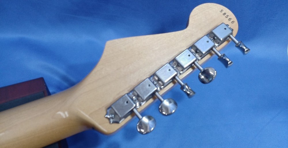 Moon ST Type Electric Guitar Black Used