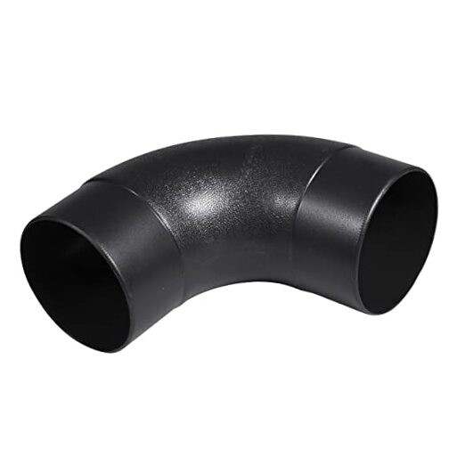 70105V 4" - ABS Plastic Right Angle Dust Collector Connector 90 Degree Elbow