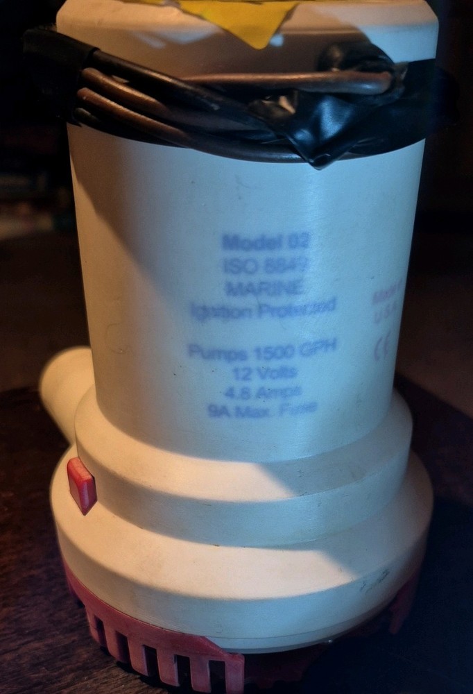 Rule Bilge Pump 12v 1500 gph