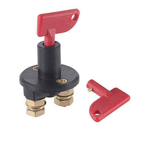 Battery Disconnect Isolator Master Switch 12V/24V 200A-500A 2 Hole,Key Type 2