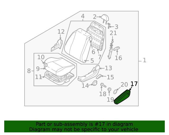 Genuine GM Armrest 96890161