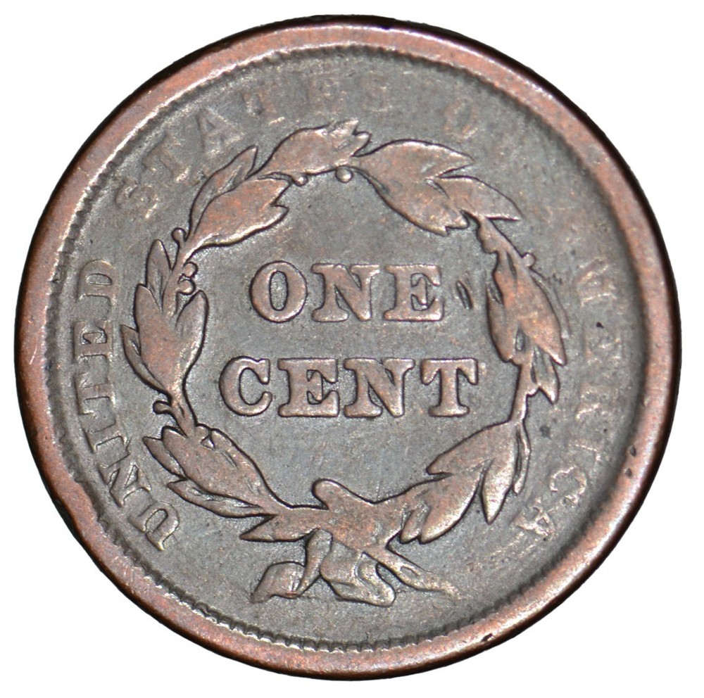 1841 Braided Hair Large Cent ~ VG Details