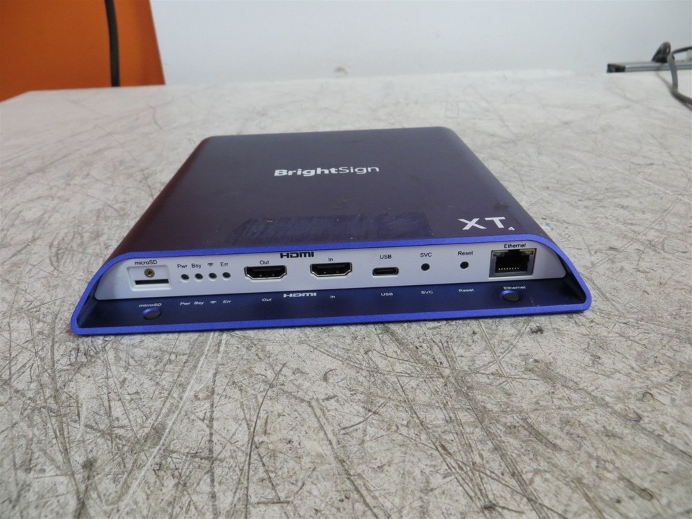 Liquid Issues BrightSign XT1144 XT4 4K Digital Signage Player No MicroSD AS-IS