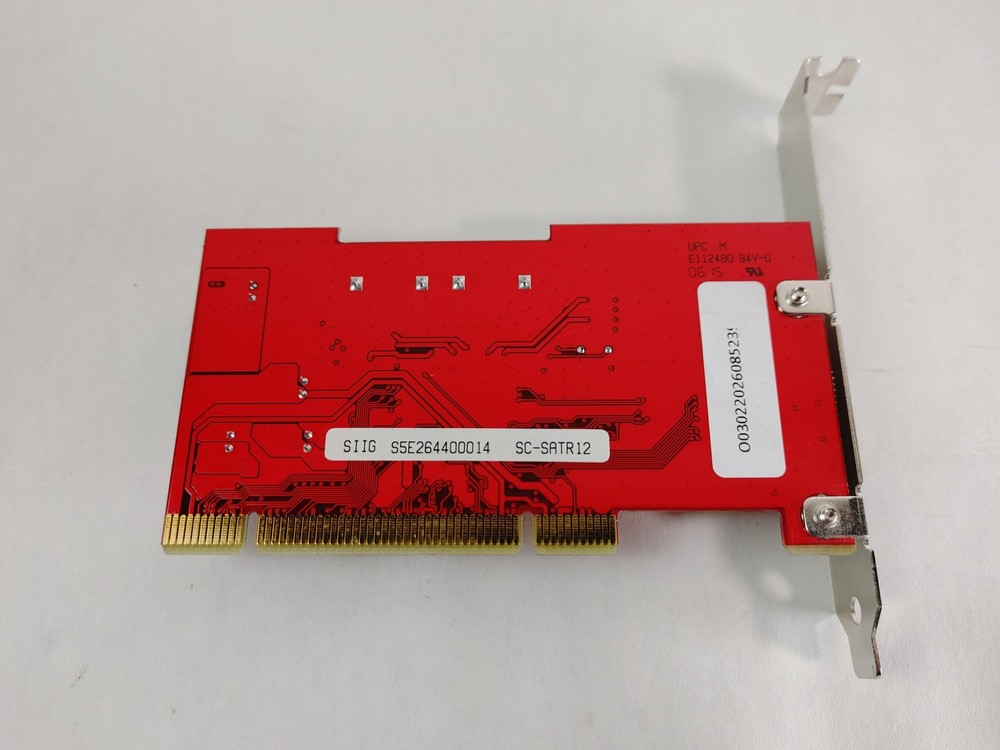 SIIG SC-SATR12 32-bit PCI to SATA RAID Controller Card