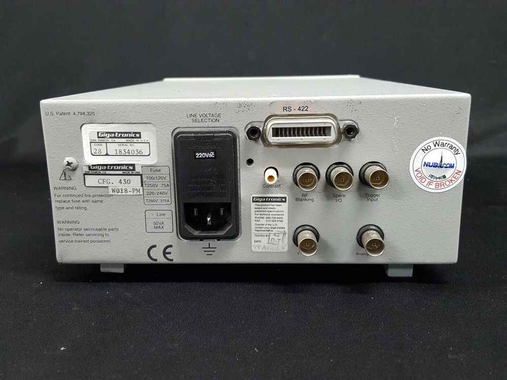 Gigatronics 8542C: RF Power Meter (4036)