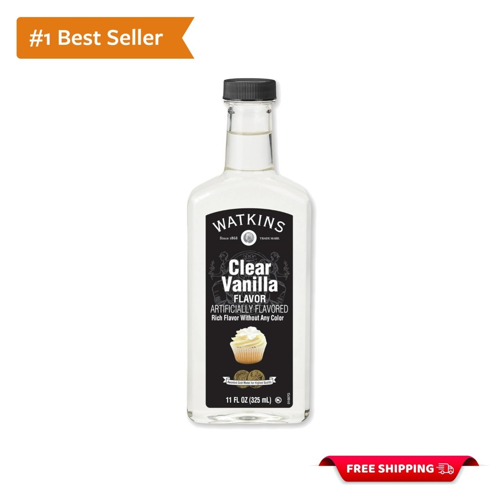 11 fl. oz. Clear Vanilla Flavor - A Beloved Baking Essential for Every Kitchen