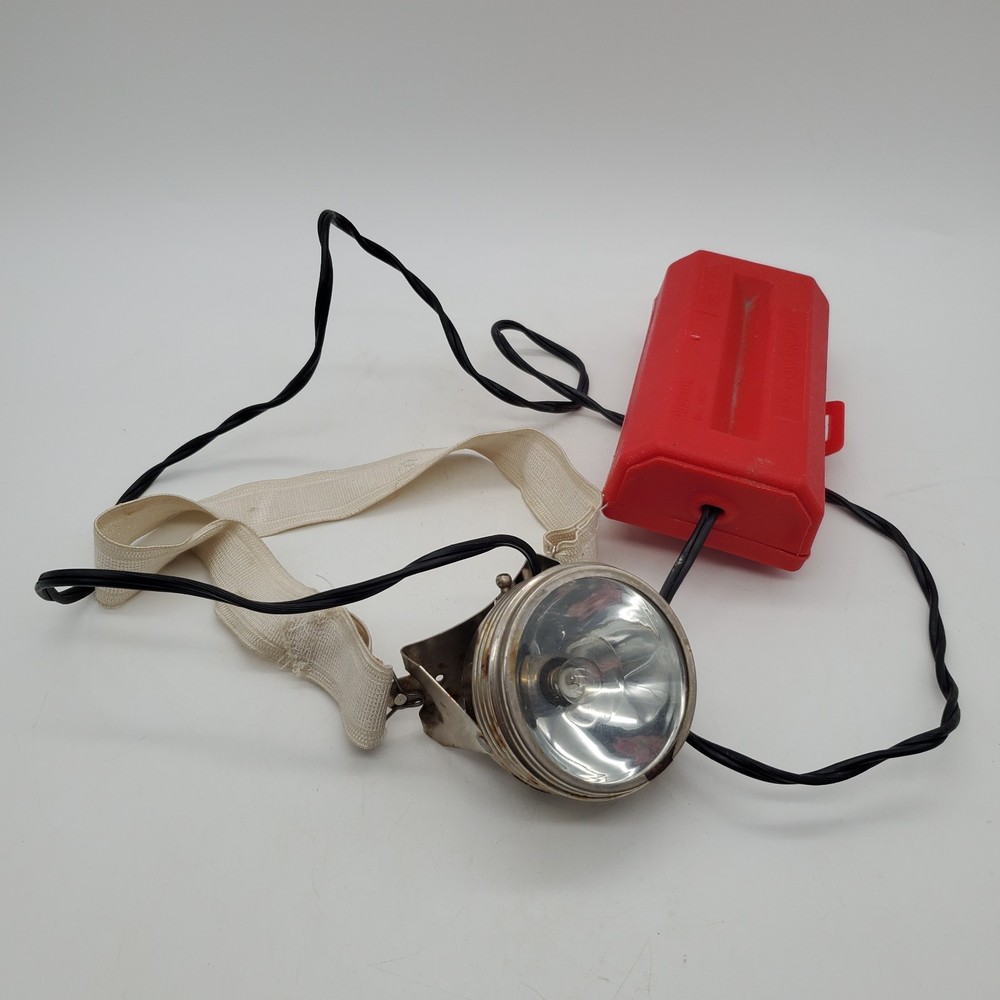JUSTRITE ELECTRIC HEAD LANTERN LAMP 19040 HANDS FREE FLASHLIGHT works