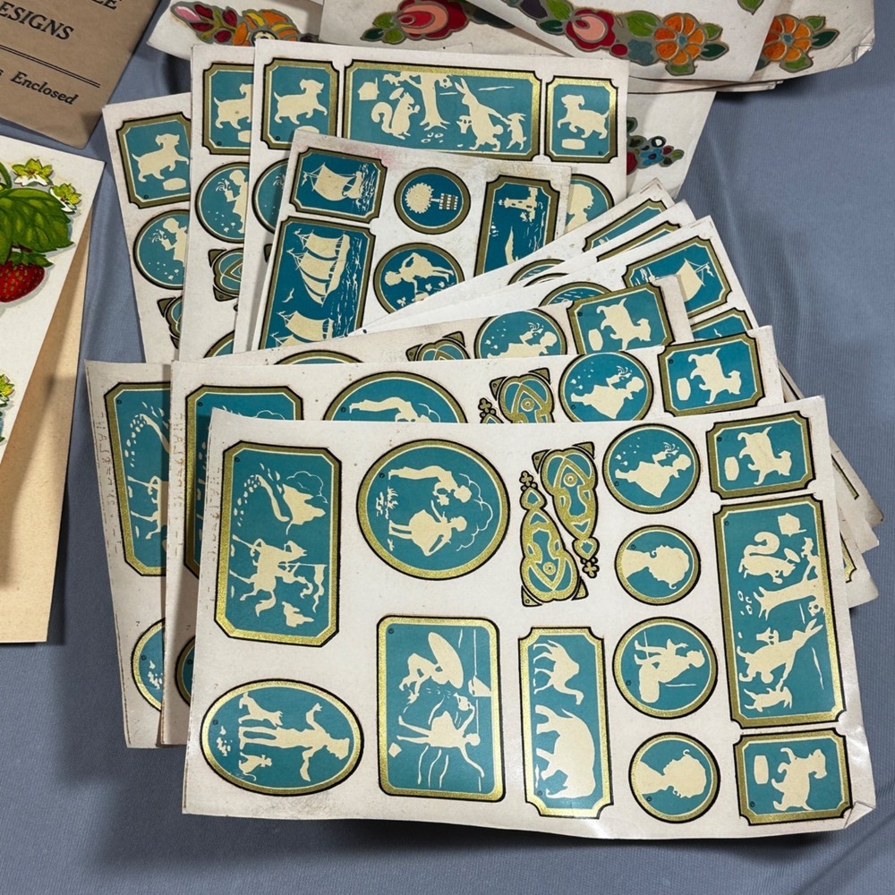 LOT Vintage Decal Transfers
